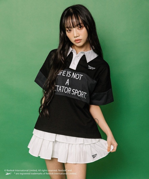ALAND(エーランド)の「【ALAND別注】Reebok/ラガーシャツ(シャツ/ブラウス・レディース・ブルー/ブラック・LARGE/SMALL)」の22枚目の写真
