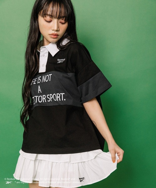 ALAND(エーランド)の「【ALAND別注】Reebok/ラガーシャツ(シャツ/ブラウス・レディース・ブルー/ブラック・LARGE/SMALL)」の20枚目の写真