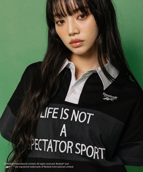 ALAND(エーランド)の「【ALAND別注】Reebok/ラガーシャツ(シャツ/ブラウス・レディース・ブルー/ブラック・LARGE/SMALL)」の18枚目の写真