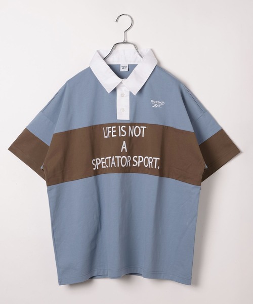 ALAND(エーランド)の「【ALAND別注】Reebok/ラガーシャツ(シャツ/ブラウス・レディース・ブルー/ブラック・LARGE/SMALL)」の11枚目の写真