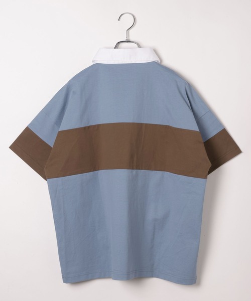 ALAND(エーランド)の「【ALAND別注】Reebok/ラガーシャツ(シャツ/ブラウス・レディース・ブルー/ブラック・LARGE/SMALL)」の6枚目の写真