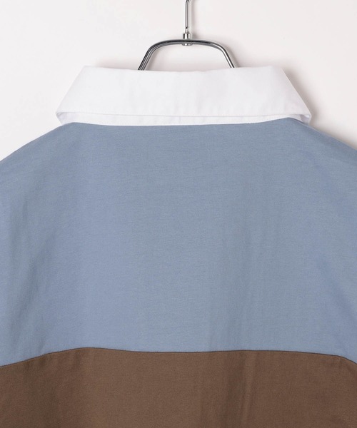 ALAND(エーランド)の「【ALAND別注】Reebok/ラガーシャツ(シャツ/ブラウス・レディース・ブルー/ブラック・LARGE/SMALL)」の5枚目の写真