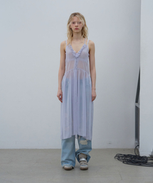 LCDC TM（エルシーディーシーティーエム）の「MESH FRILL DRESS (LAVENDER)（ワンピース）」