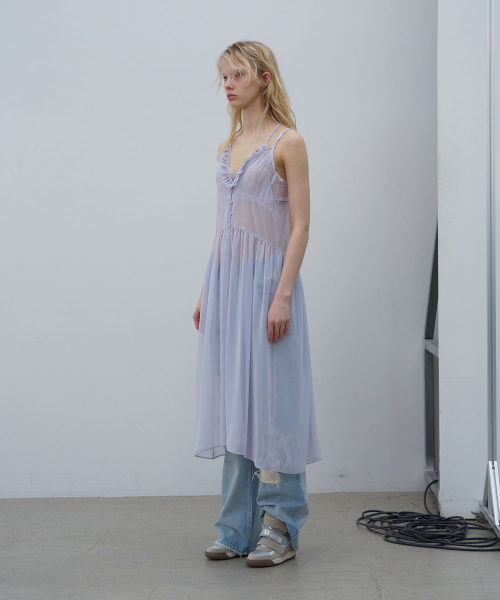 LCDC TM(エルシーディーシーティーエム)の「MESH FRILL DRESS (LAVENDER)(ワンピース・レディース・その他・OS)」の15枚目の写真