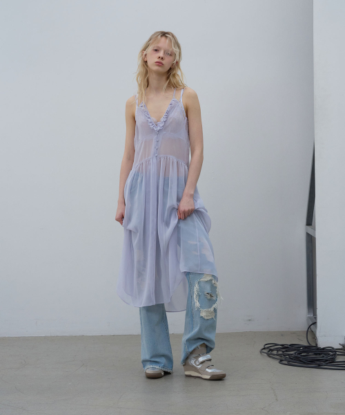 LCDC TM(エルシーディーシーティーエム)の「MESH FRILL DRESS (LAVENDER)(ワンピース・レディース・その他・OS)」の13枚目の写真