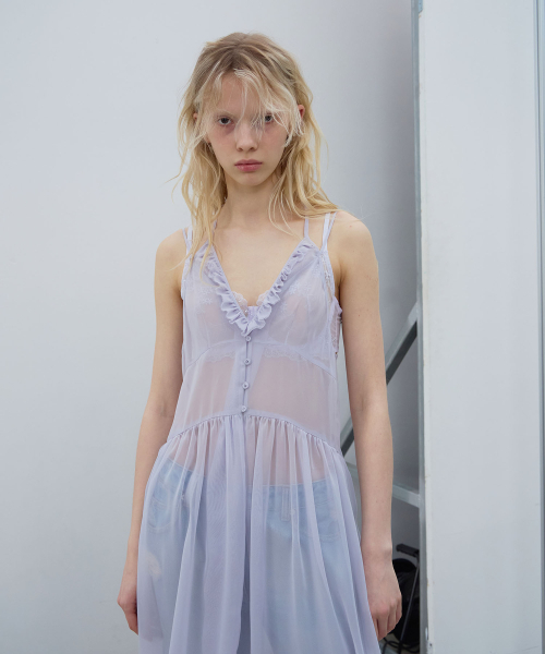 LCDC TM(エルシーディーシーティーエム)の「MESH FRILL DRESS (LAVENDER)(ワンピース・レディース・その他・OS)」の12枚目の写真
