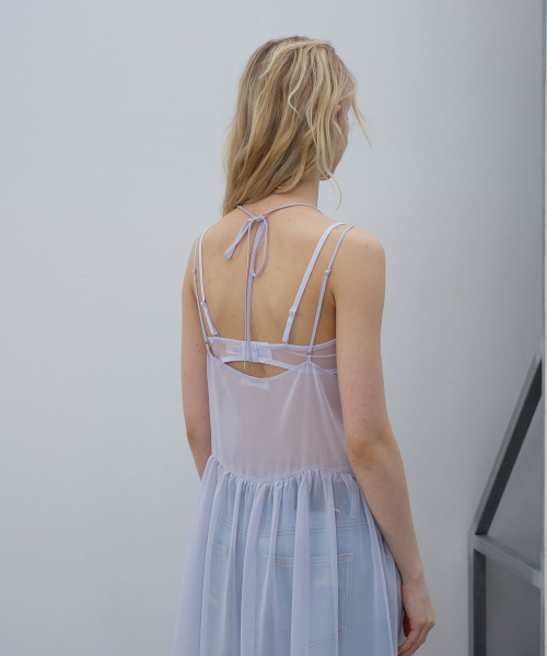 LCDC TM(エルシーディーシーティーエム)の「MESH FRILL DRESS (LAVENDER)(ワンピース・レディース・その他・OS)」の11枚目の写真