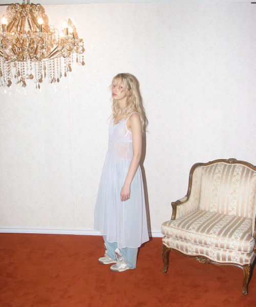LCDC TM(エルシーディーシーティーエム)の「MESH FRILL DRESS (LAVENDER)(ワンピース・レディース・その他・OS)」の3枚目の写真
