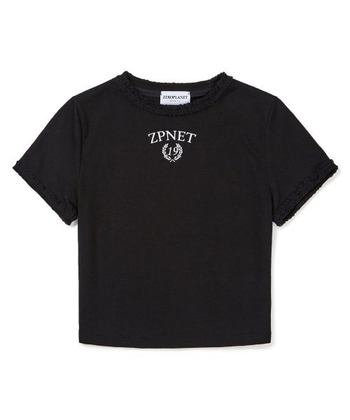 ZEROPLANET（ゼロプラネット）の「ラヤレースベイビートップ [ブラック]（Tシャツ/カットソー・レディース・その他・MEDIUM/SMALL）」の3枚目の写真