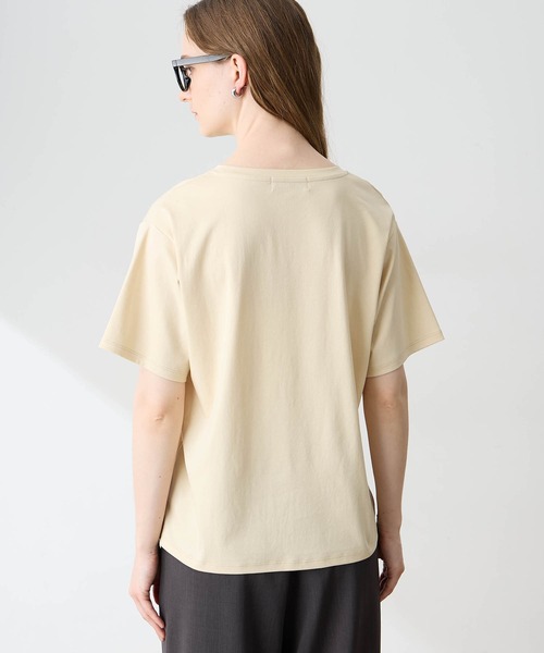 LE SOUK HOLIDAY(ルスークホリデー)の「フォトプリントTシャツ【接触冷感・吸水速乾】(Tシャツ/カットソー・レディース・オフホワイト/ベージュ/ブラック・M/L)」の16枚目の写真