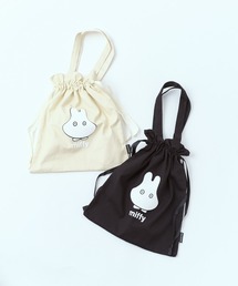 【 Miffy / ミッフィー 】巾着トートバッグ おばけ ZWI