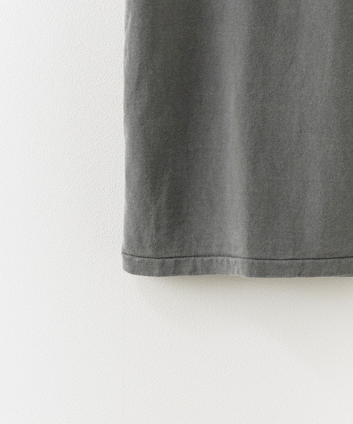 ACASAM（アカサム）の「ACASAM/アカサム "KATE" DAMAGE CREW NECK TEE 短丈 ダメージTシャツ レディース 秋 秋服 2026年秋冬（Tシャツ/カットソー・レディース・ホワイト/ブラック/バーガンディー・L）」の9枚目の写真