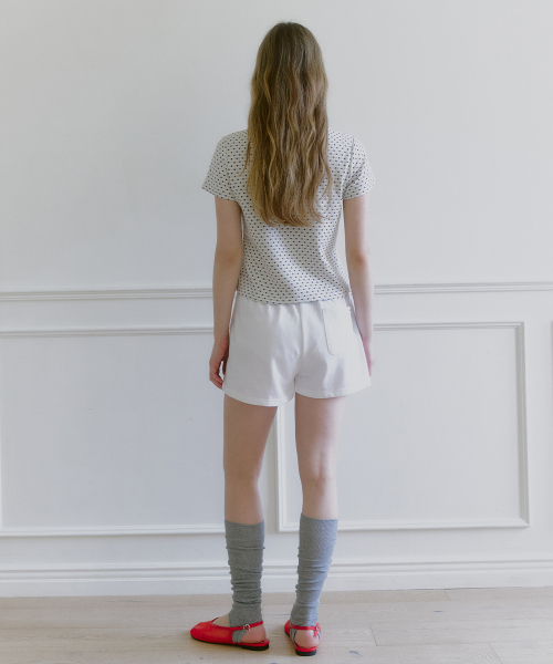 MICANE(ミケーネ)の「ラビンドットミニマルT(Tシャツ/カットソー・レディース・ライトグレー/ブラック/クリーム・SMALL/MEDIUM/LARGE/X-LARGE)」の6枚目の写真