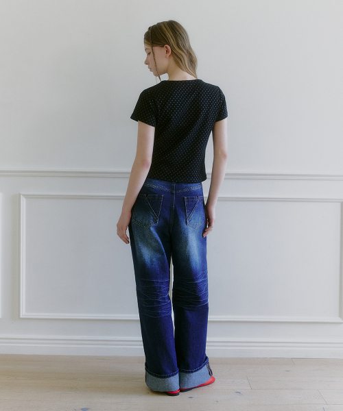 MICANE(ミケーネ)の「ラビンドットミニマルT(Tシャツ/カットソー・レディース・ライトグレー/ブラック/クリーム・SMALL/MEDIUM/LARGE/X-LARGE)」の10枚目の写真