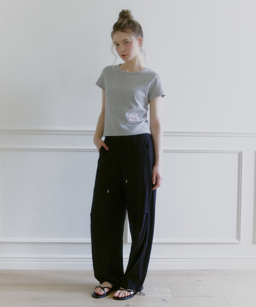 MICANE(ミケーネ)の「ラビンドットミニマルT(Tシャツ/カットソー・レディース・ライトグレー/ブラック/クリーム・SMALL/MEDIUM/LARGE/X-LARGE)」の13枚目の写真