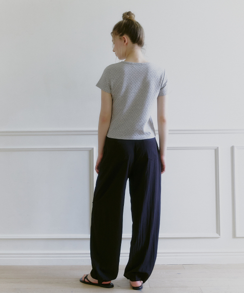 MICANE(ミケーネ)の「ラビンドットミニマルT(Tシャツ/カットソー・レディース・ライトグレー/ブラック/クリーム・SMALL/MEDIUM/LARGE/X-LARGE)」の14枚目の写真