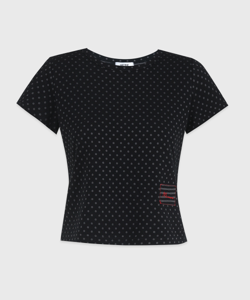 MICANE(ミケーネ)の「ラビンドットミニマルT(Tシャツ/カットソー・レディース・ライトグレー/ブラック/クリーム・SMALL/MEDIUM/LARGE/X-LARGE)」の16枚目の写真