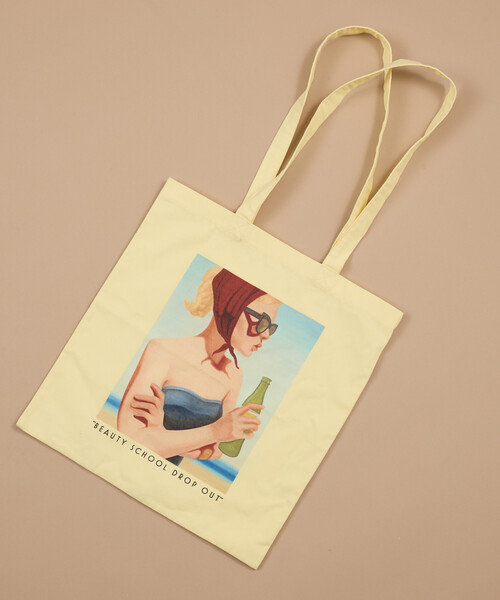 FREAK'S STORE(フリークスストア)の「GREENROOM GALLERY × FREAK'S STORE / グリーンルームギャラリー 別注 Tyler Warren トートバッグ(トートバッグ・メンズ・ナチュラル/イエロー・ONE SIZE)」の2枚目の写真