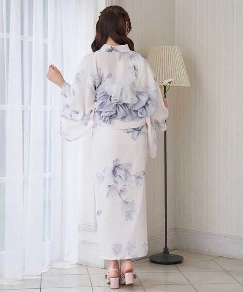 OLIVE des OLIVE(オリーブデオリーブ)の「【Belle Charme】Classic Girly 浴衣5点Set(浴衣・レディース・ピンク/ブラック・FREE)」の11枚目の写真