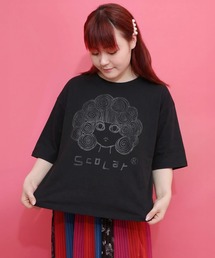 ScoLar(スカラー) トマトにゃんこ×花柄 接触冷感パーカー（パーカー