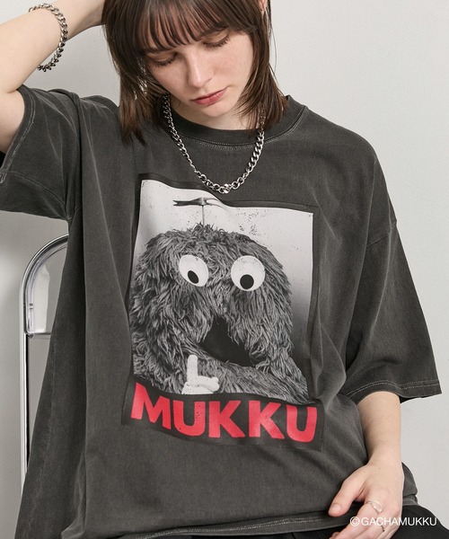 Exclusive＞ Gachapin ＆ Mukku Vintage Graphic Tee / ガチャピン