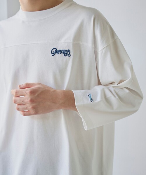 PENNEYS(ぺニーズ)の「【UVカット・接触冷感・吸水速乾・遮熱性】Penneys × WELLTECT 別注フットボールTシャツ(Tシャツ/カットソー・メンズ・ホワイト/ブラック/ダークグレー/ブラウン・S/M/L/XL)」の12枚目の写真
