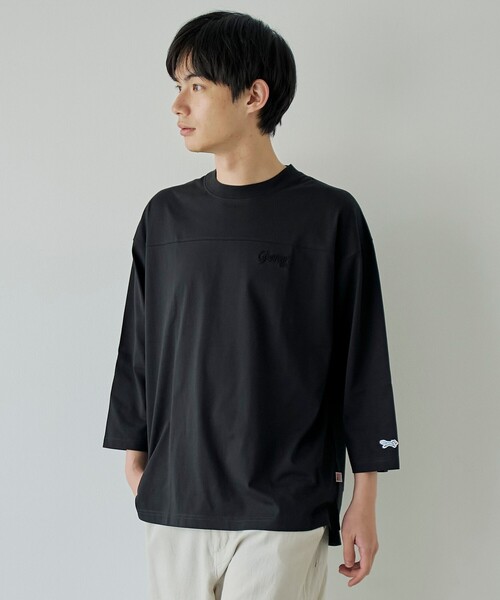 PENNEYS(ぺニーズ)の「【UVカット・接触冷感・吸水速乾・遮熱性】Penneys × WELLTECT 別注フットボールTシャツ(Tシャツ/カットソー・メンズ・ホワイト/ブラック/ダークグレー/ブラウン・S/M/L/XL)」の16枚目の写真