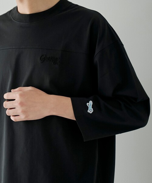 PENNEYS(ぺニーズ)の「【UVカット・接触冷感・吸水速乾・遮熱性】Penneys × WELLTECT 別注フットボールTシャツ(Tシャツ/カットソー・メンズ・ホワイト/ブラック/ダークグレー/ブラウン・S/M/L/XL)」の19枚目の写真