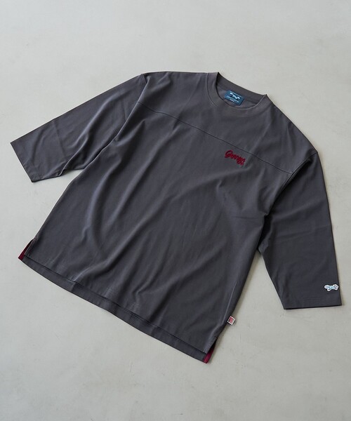 PENNEYS(ぺニーズ)の「【UVカット・接触冷感・吸水速乾・遮熱性】Penneys × WELLTECT 別注フットボールTシャツ(Tシャツ/カットソー・メンズ・ホワイト/ブラック/ダークグレー/ブラウン・S/M/L/XL)」の22枚目の写真