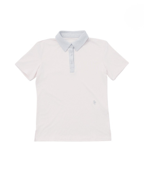 SLOUPLAY（スロープレイ）の「エアリー テニス カラT(ライトグレー)（ポロシャツ・レディース・その他・SMALL/MEDIUM/LARGE）」の5枚目の写真