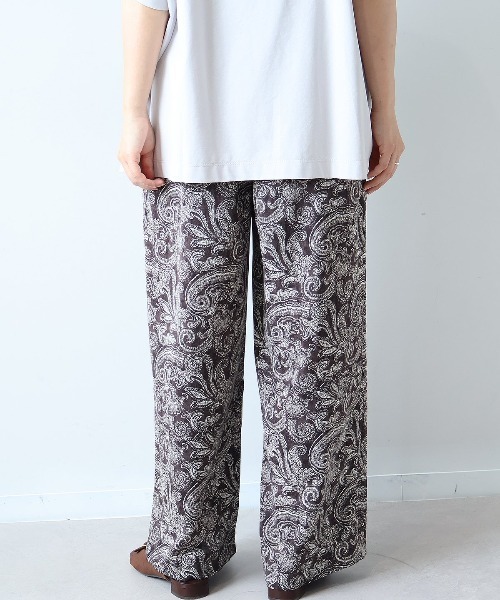 leswel(レスウェル)の「【M/L】ペイズリーイージーパンツ(その他パンツ・レディース・ブラウン/ブラック・M/L)」の17枚目の写真