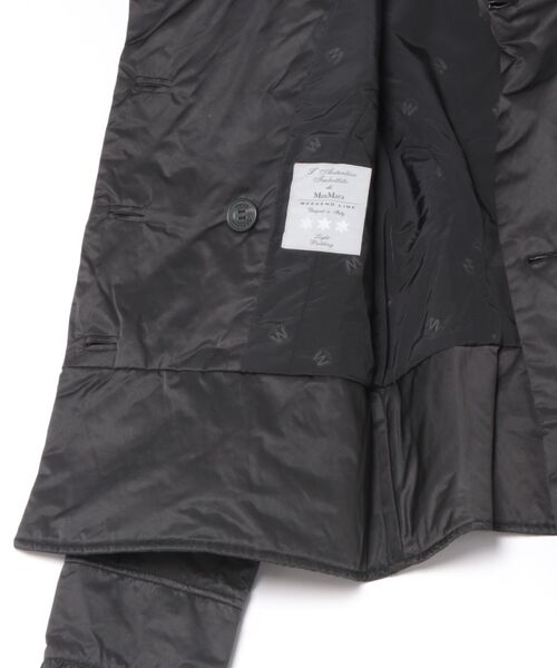 Max Mara(マックスマーラ)の「【S】【it】【WEEKWND Max Mar】中綿入り ダブルボタン ショートジャケット ブラック(ダウンジャケット/コート・レディース・ブラック・42)」の3枚目の写真