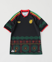 JOURNAL STANDARD（ジャーナルスタンダード）の「adidas ジャマイカ代表 26 × ボブ・マーリー アウェイ レプリカ ユニフォーム（Tシャツ/カットソー）」