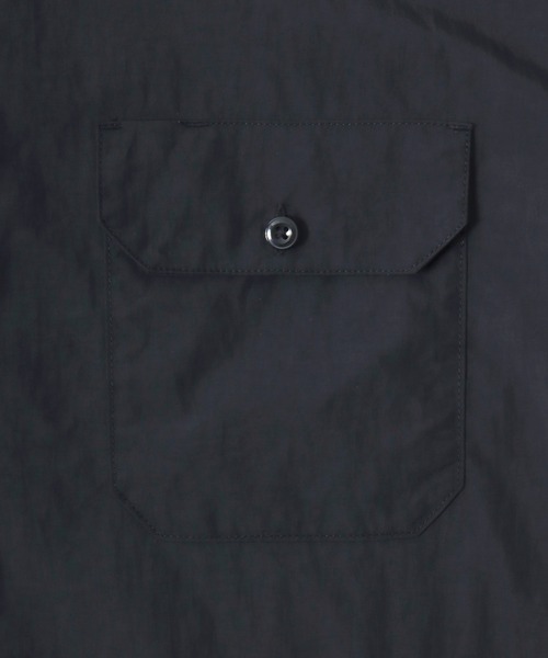Dickies（ディッキーズ）の「2026SS Dickies/ディッキーズ オーバーサイズ ナイロンワッシャー ワンポイントロゴ 裾ドローコード 半袖 ワークシャツ（シャツ/ブラウス・メンズ・ブラック/カーキ・XL/M/L）」の9枚目の写真