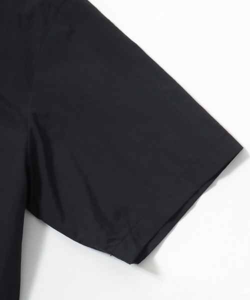 Dickies（ディッキーズ）の「2026SS Dickies/ディッキーズ オーバーサイズ ナイロンワッシャー ワンポイントロゴ 裾ドローコード 半袖 ワークシャツ（シャツ/ブラウス・メンズ・ブラック/カーキ・XL/M/L）」の10枚目の写真