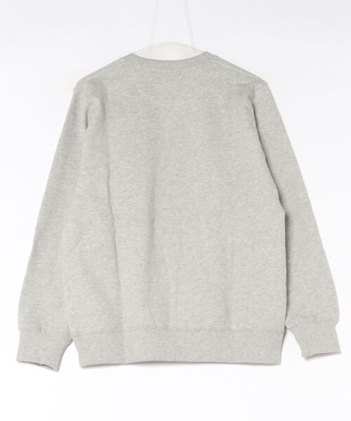 HANES（ヘインズ）の「Hanes/ヘインズ  Hanes SWEATS MOKU クルーネック（スウェット・メンズ・ヘザーグレー・L/M/XL）」の2枚目の写真