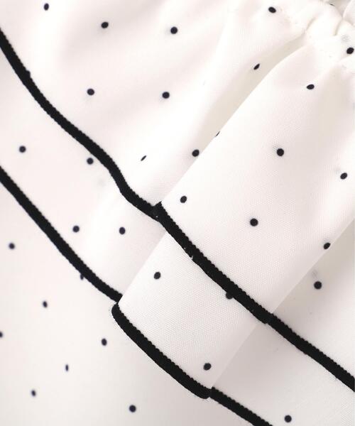 PROPORTION BODY DRESSING(プロポーションボディドレッシング)の「ラッフルカラーブラウス(シャツ/ブラウス・レディース・ブラック系その他/ホワイト系その他・FREE)」の12枚目の写真