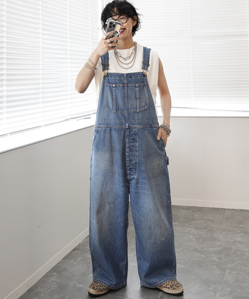 JOURNAL STANDARD LUXE(ジャーナルスタンダード ラックス)の「12OZデニム ペインターオーバーオール(その他パンツ・レディース・ブルー・FREE)」の5枚目の写真