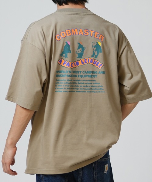 ムラサキスポーツ（ムラサキスポーツ）の「【ムラサキスポーツ限定】COBMASTER/コブマスター 半袖 Tシャツ A PAC IN LEISURE TEE 81907900（Tシャツ/カットソー・メンズ・ホワイト/ベージュ/スミクロ・M/L/XL）」の3枚目の写真