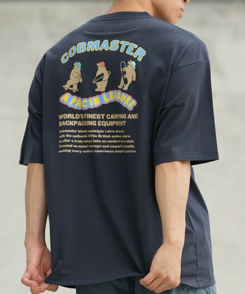 ムラサキスポーツ（ムラサキスポーツ）の「【ムラサキスポーツ限定】COBMASTER/コブマスター 半袖 Tシャツ A PAC IN LEISURE TEE 81907900（Tシャツ/カットソー・メンズ・ホワイト/ベージュ/スミクロ・M/L/XL）」の2枚目の写真