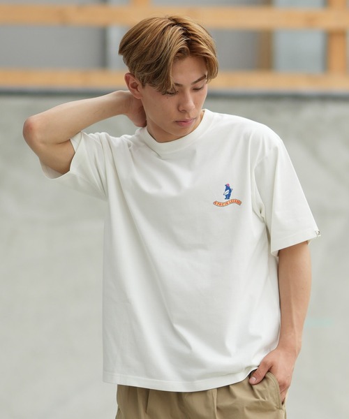 ムラサキスポーツ（ムラサキスポーツ）の「【ムラサキスポーツ限定】COBMASTER/コブマスター 半袖 Tシャツ A PAC IN LEISURE TEE 81907900（Tシャツ/カットソー・メンズ・ホワイト/ベージュ/スミクロ・M/L/XL）」の4枚目の写真