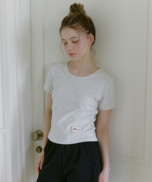 MICANE(ミケーネ)の「キュロレミニレースTシャツ(Tシャツ/カットソー・レディース・ホワイト/ブルー/オリーブ・SMALL/MEDIUM/LARGE/X-LARGE)」の13枚目の写真