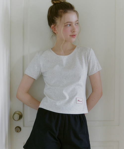 MICANE(ミケーネ)の「キュロレミニレースTシャツ(Tシャツ/カットソー・レディース・ホワイト/ブルー/オリーブ・SMALL/MEDIUM/LARGE/X-LARGE)」の15枚目の写真