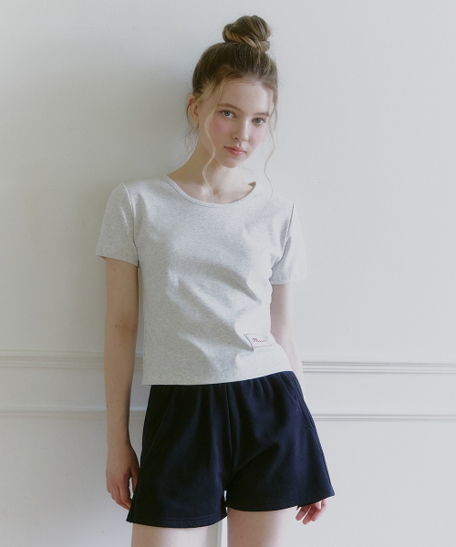 MICANE(ミケーネ)の「キュロレミニレースTシャツ(Tシャツ/カットソー・レディース・ホワイト/ブルー/オリーブ・SMALL/MEDIUM/LARGE/X-LARGE)」の16枚目の写真