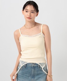 レースレイヤードライクキャミ