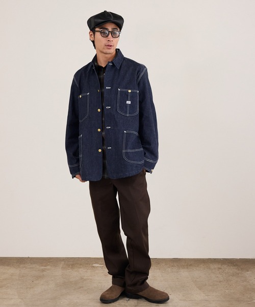 Schott（ショット）の「Schott / ショット LEATHER HUNTING 羊革 レザーハンチング 帽子 ワーク ヴィンテージ メンズ 2026年秋冬 秋物（ハンチング/ベレー帽・メンズ・ブラック・FREE）」の12枚目の写真