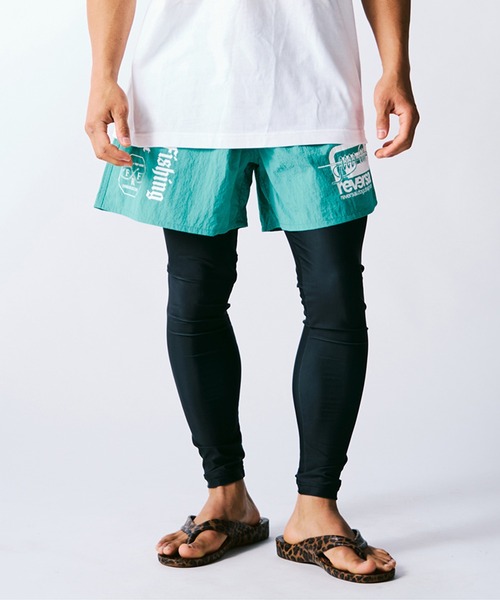 reversal.dogi.design.works(リバーサル・ドーギ・デザイン・ワークス)の「<reversal/リバーサル>FF NYLON PANTS ファイト フィッシング ナイロン ショーツ(その他パンツ・メンズ・カモフラージュ/オレンジ/ブルー/ターコイズブルー/ブラック・M/L/XL)」の2枚目の写真