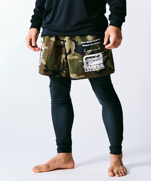 reversal.dogi.design.works(リバーサル・ドーギ・デザイン・ワークス)の「<reversal/リバーサル>FF NYLON PANTS ファイト フィッシング ナイロン ショーツ(その他パンツ・メンズ・カモフラージュ/オレンジ/ブルー/ターコイズブルー/ブラック・M/L/XL)」の5枚目の写真