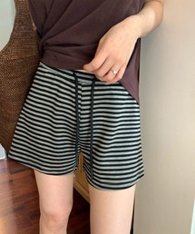 ボーダーイージーショートパンツ