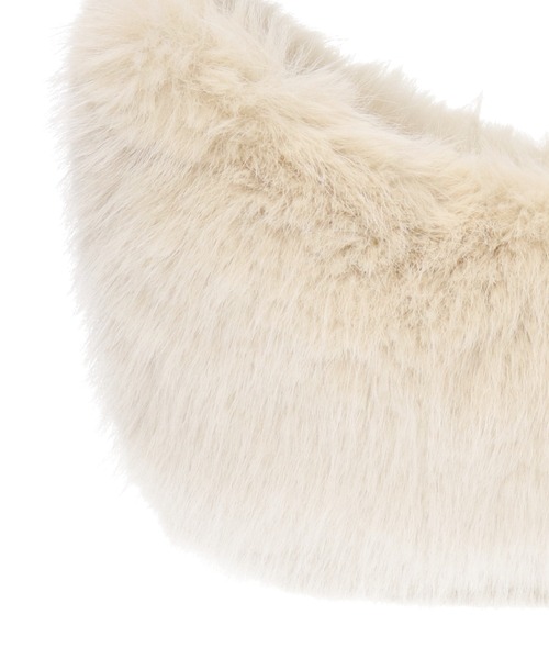 Chapeau d' O(シャポードオー)の「Chapeau d' O One Handle Fur Bag / シャポードオー(ハンドバッグ・レディース・ブラウン/ブラック/ライトベージュ・FREE)」の17枚目の写真